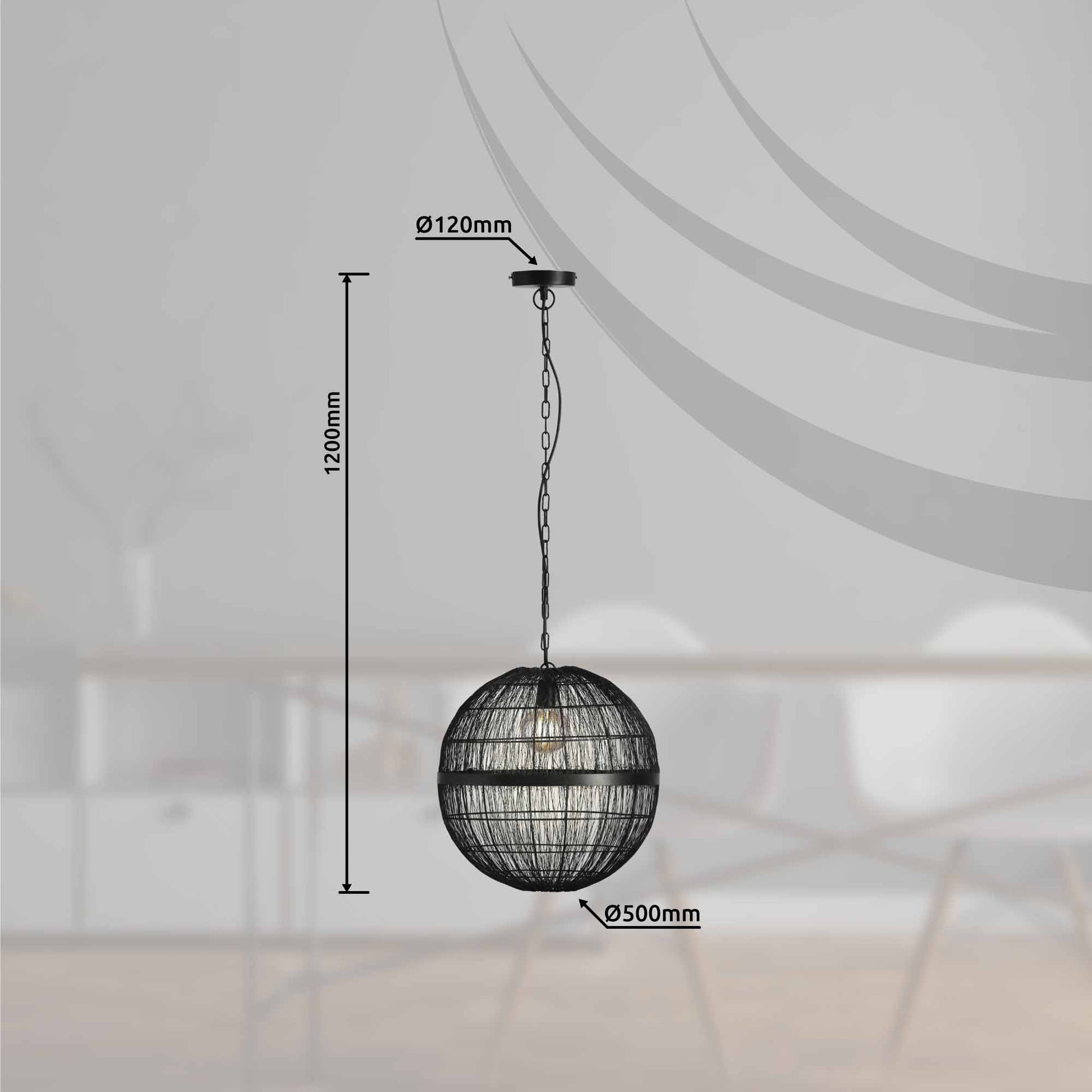 bolvormige-zwarte-oosters-hanglamp-globo-hermi-ii-variant-image1
