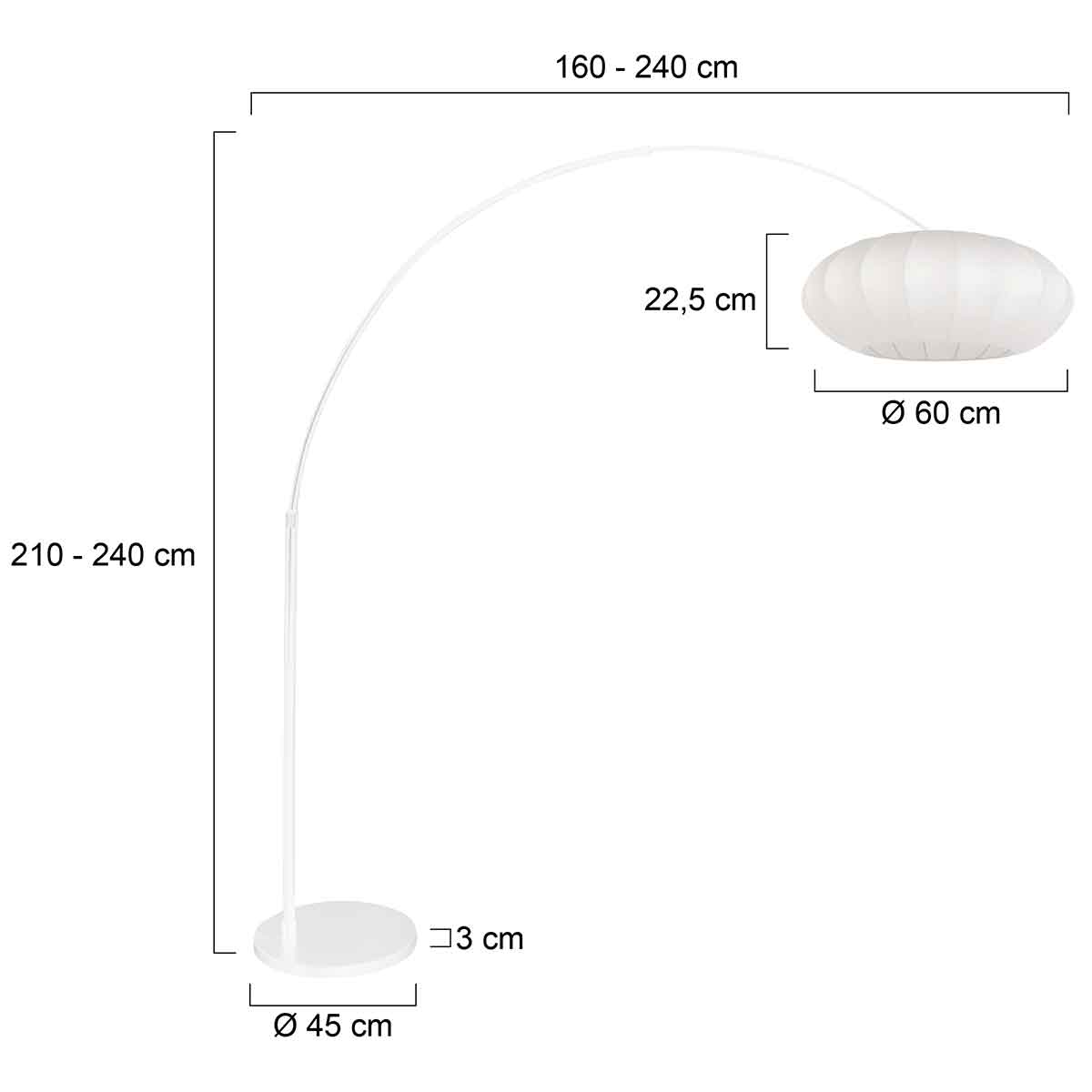 witte-scandinavische-booglamp-linnen-kap-steinhauer-sparkled-light-variant-image7
