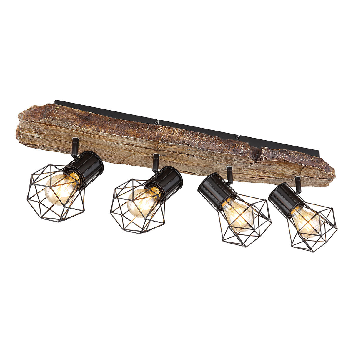 robuuste-metaal-houten-zwarte-4-lichts-spot-globo-priska-main-image