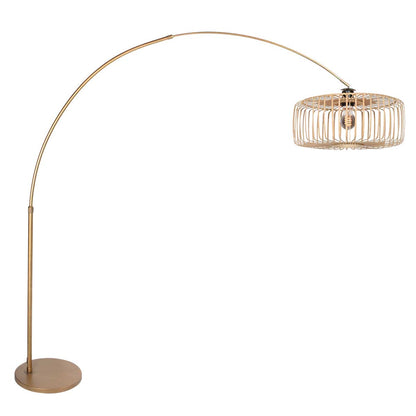 bronze-booglamp-met-naturelkleurige-kap-steinhauer-sparkled-light-main-image