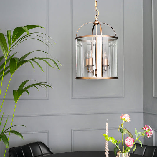 lantaarnvormige-4-lichts-hanglamp-brons-metaal-glas-steinhauer-pimpernel-ai-sfeer_image