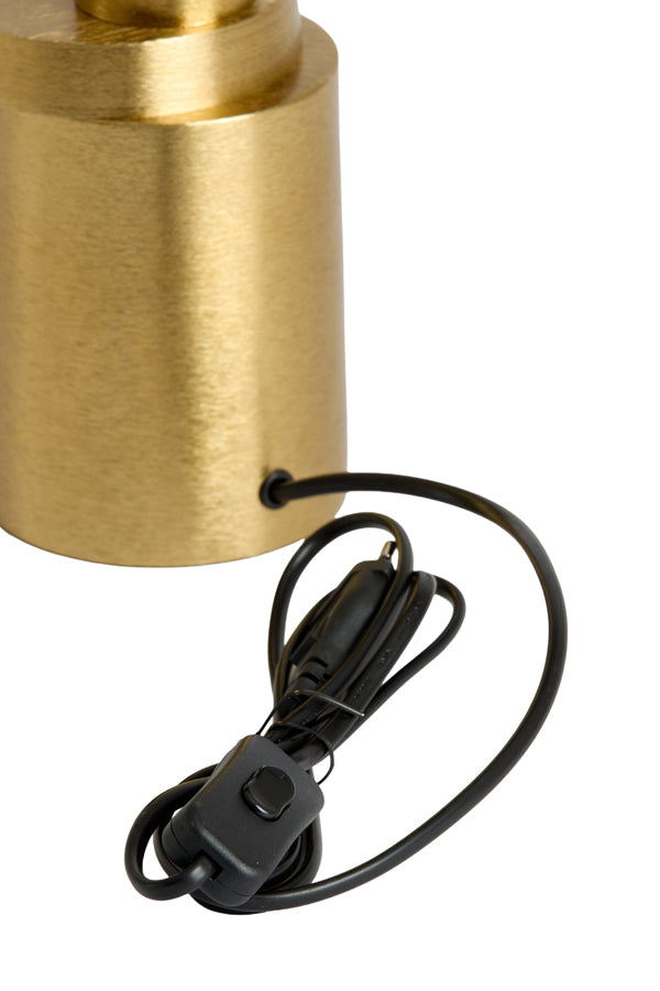 Piccolo piede lampada metallica dorata Light & Living Vivino – immagine 4