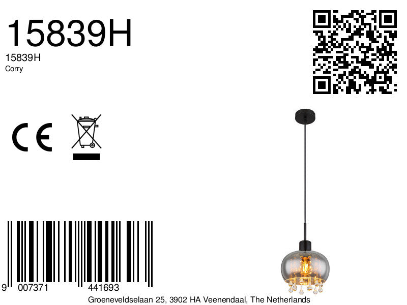 zwarte-klassieke-ronde-hanglamp-globo-corry-variant-image8a