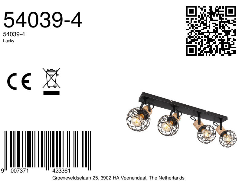 zwart-bruine-4-lichts-spot-rasterkap-globo-lacky-variant-image8a