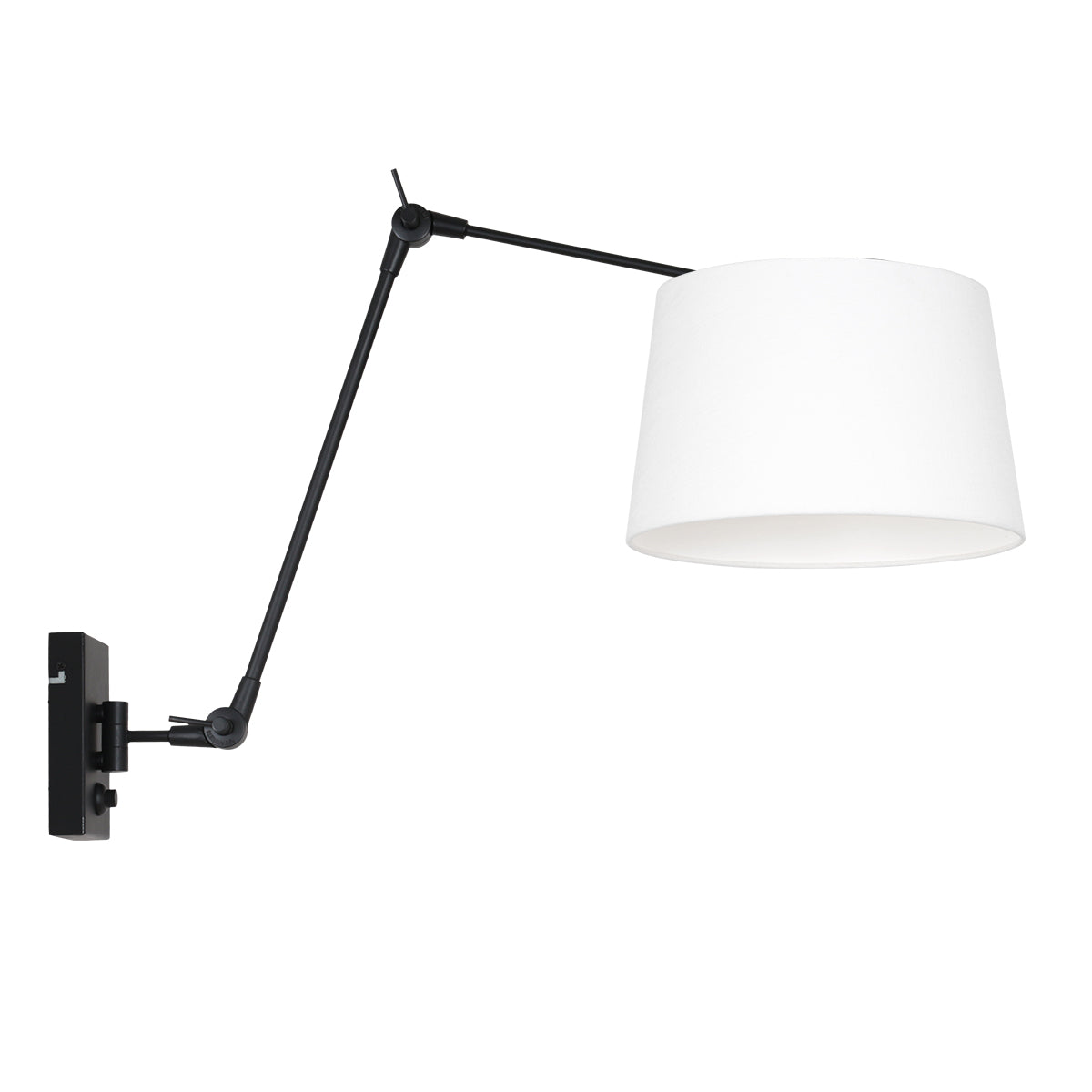 wandlamp-van-metaal-en-linnen-steinhauer-prestige-chic-main-image