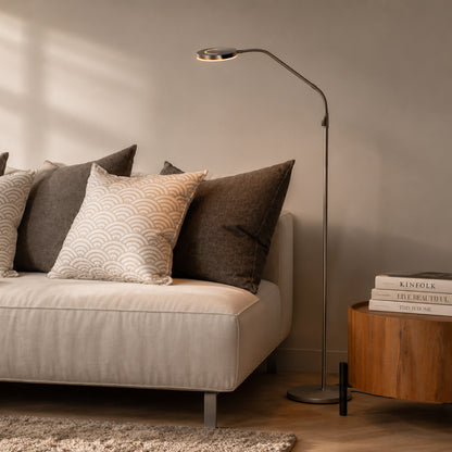 Steinhauer Exclusive Soleil 2 – стоманена LED подова лампа – изображение 3