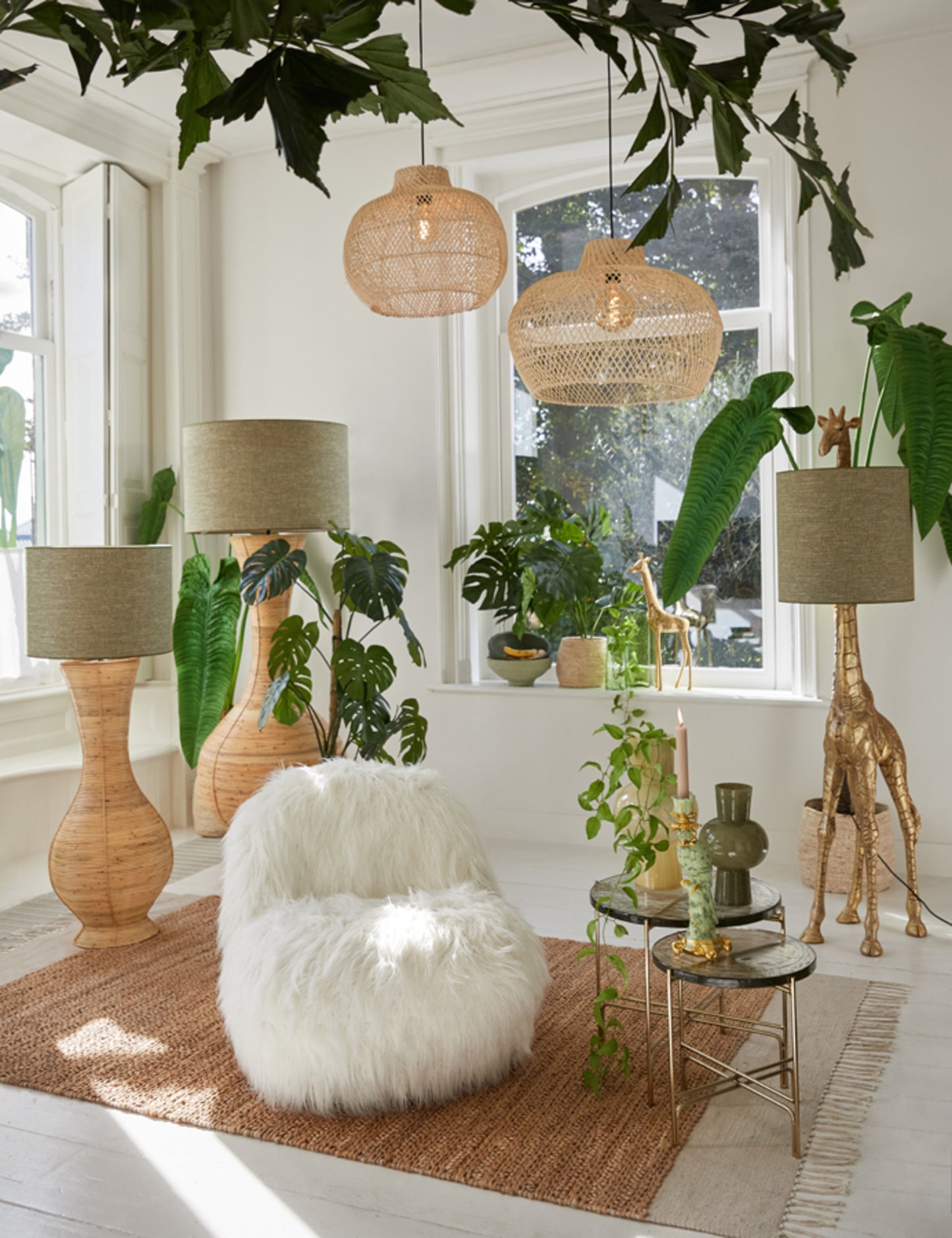 groene-stoffen-lampenkap-cilindervormig-light-living-tweed-variant-image3