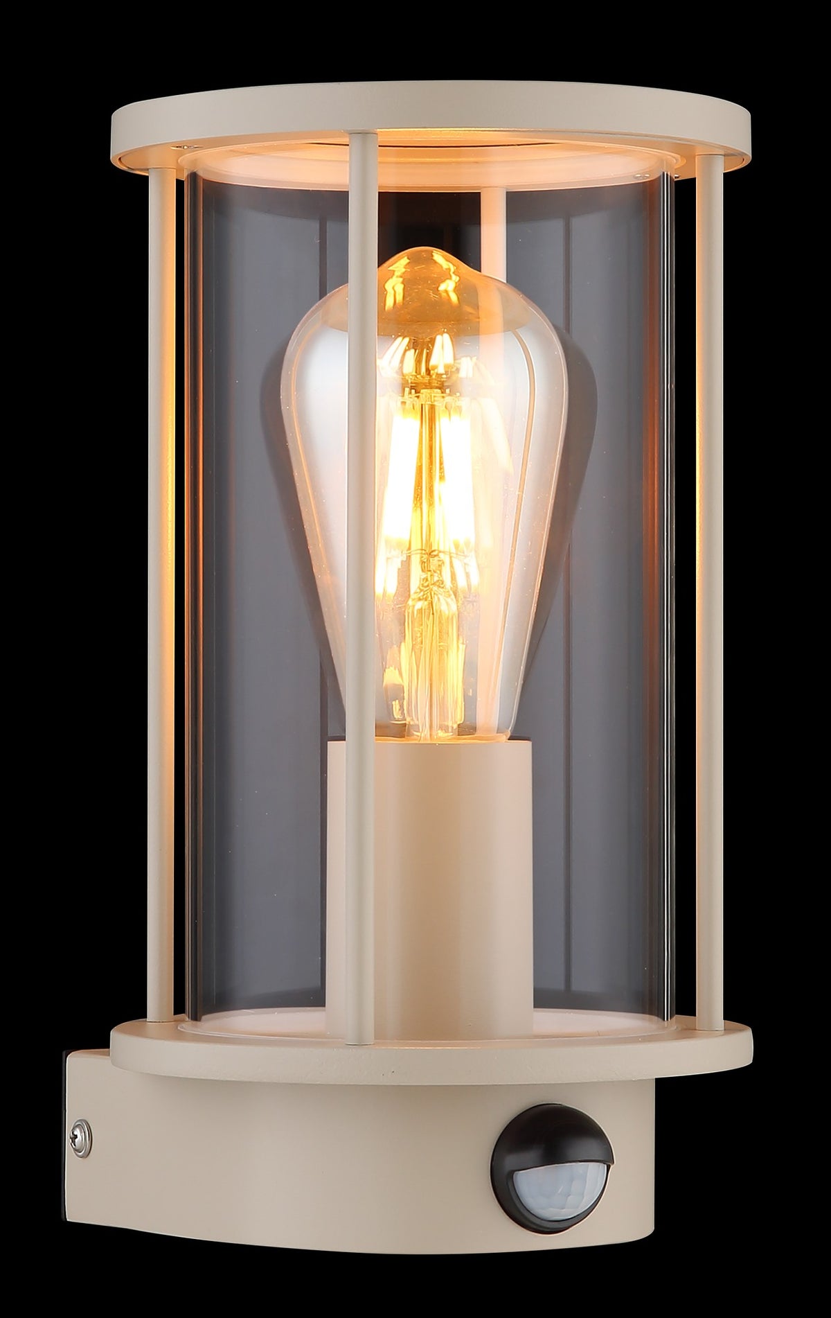 Lampada da esterno in vetro color sabbia senza tempo – immagine 3