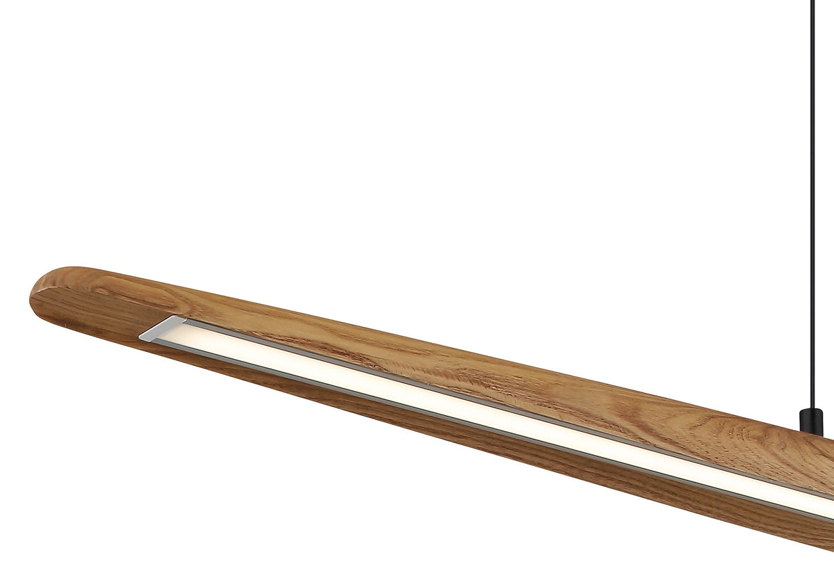 Lampa suspendată din metal negru cu LED-uri, plină de caracter – imaginea 3