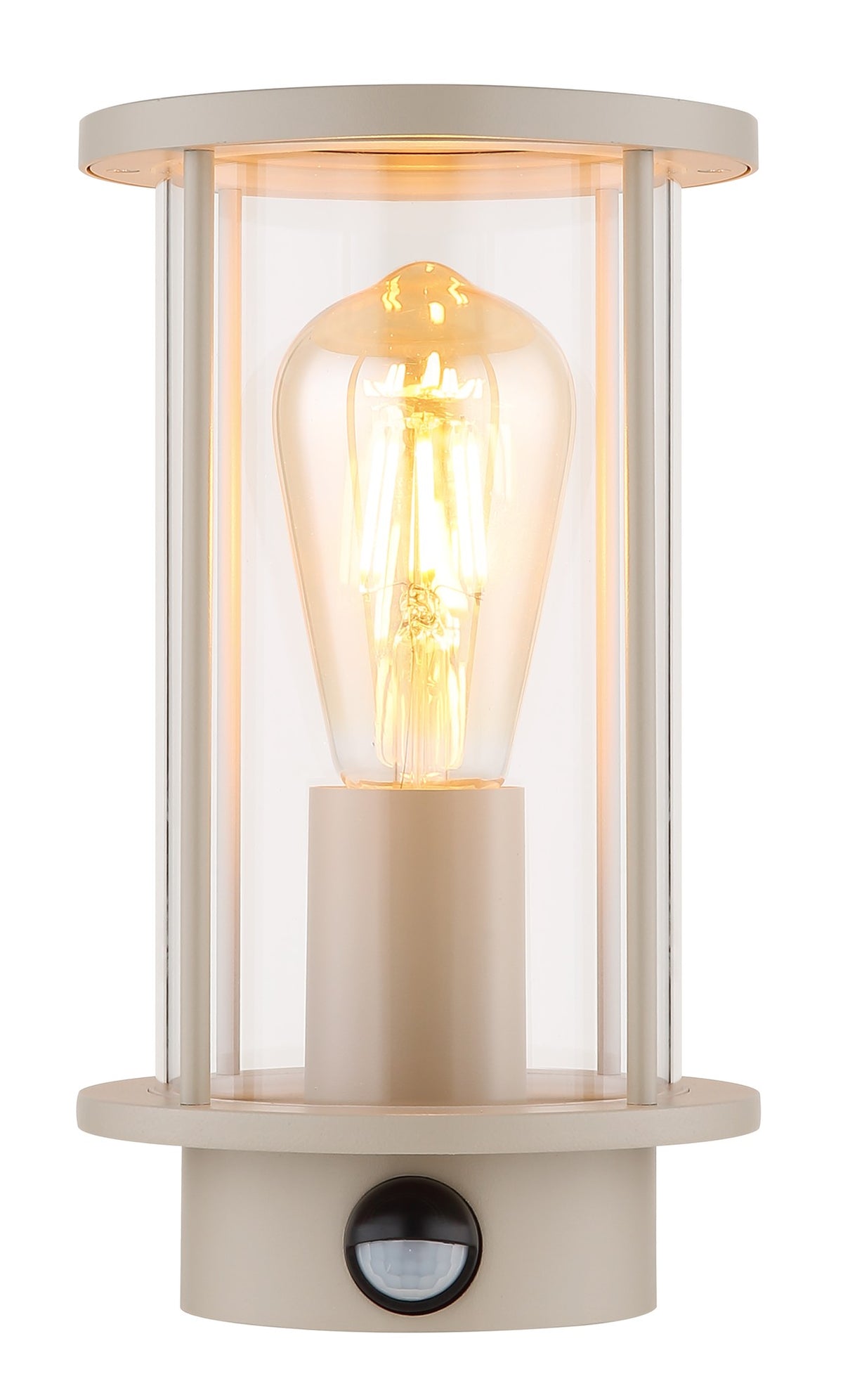 Lampada da esterno in vetro color sabbia senza tempo – immagine 2