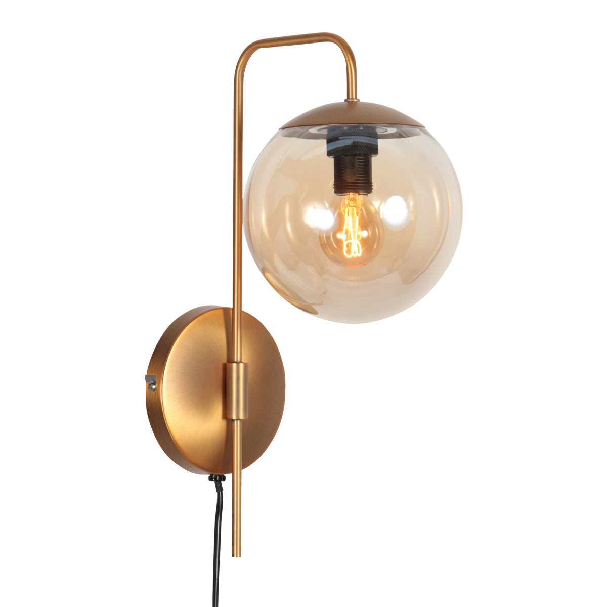 steinhauer-bollique-wandlamp-in-brons-met-amberglas-main-image