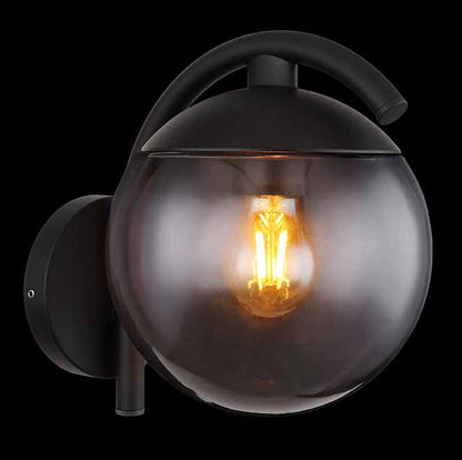 moderne-zwart-metaal-glazen-buitenlamp-globo-michael-variant-image1