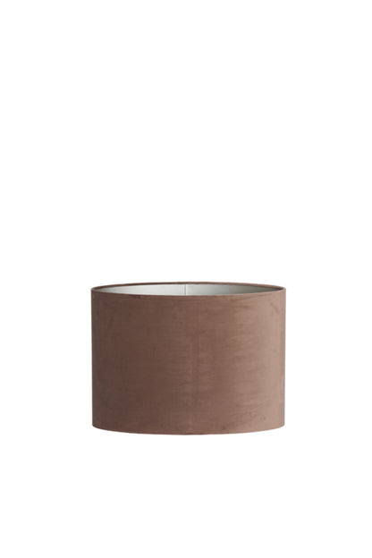 bruine-stoffen-lampenkap-cilindervormig-light-living-velours-variant-image1