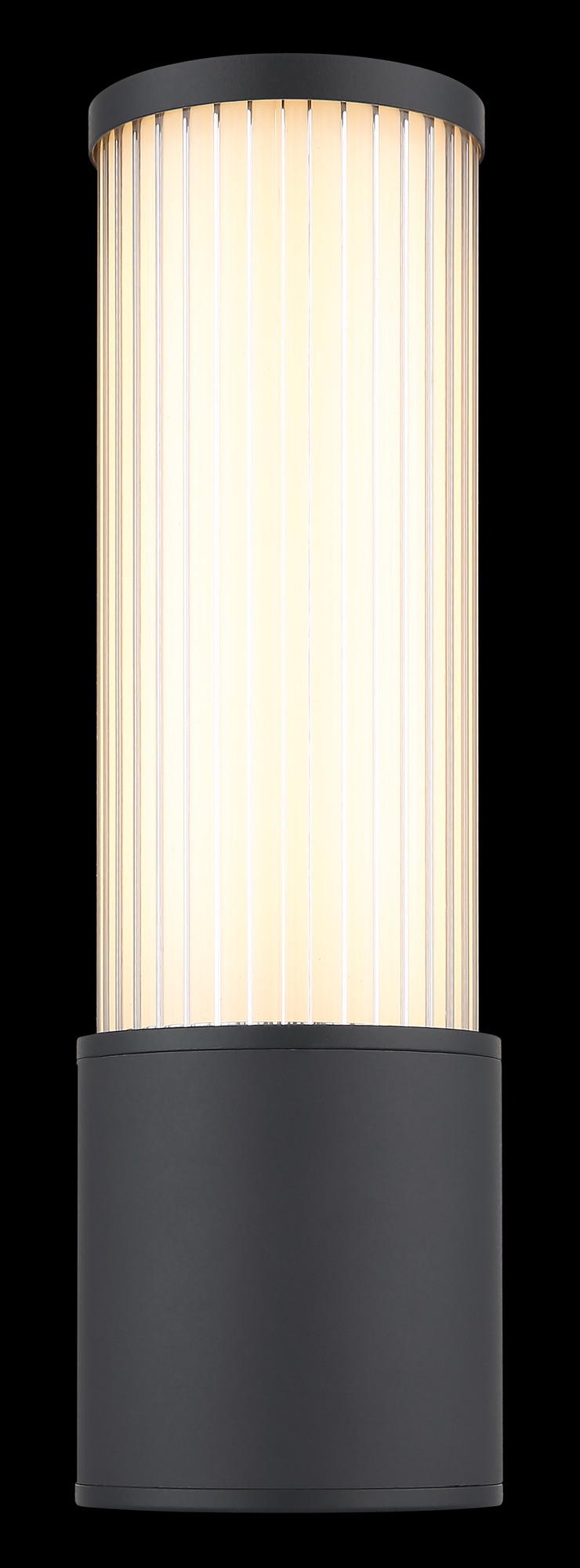 Piccola lampada da esterno a parete in alluminio LED color antracite – immagine 5
