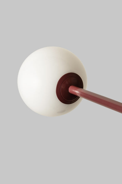 Bordeaux metalen hanglamp met glazen bollen It's About RoMi Copenhagen – afbeelding 3