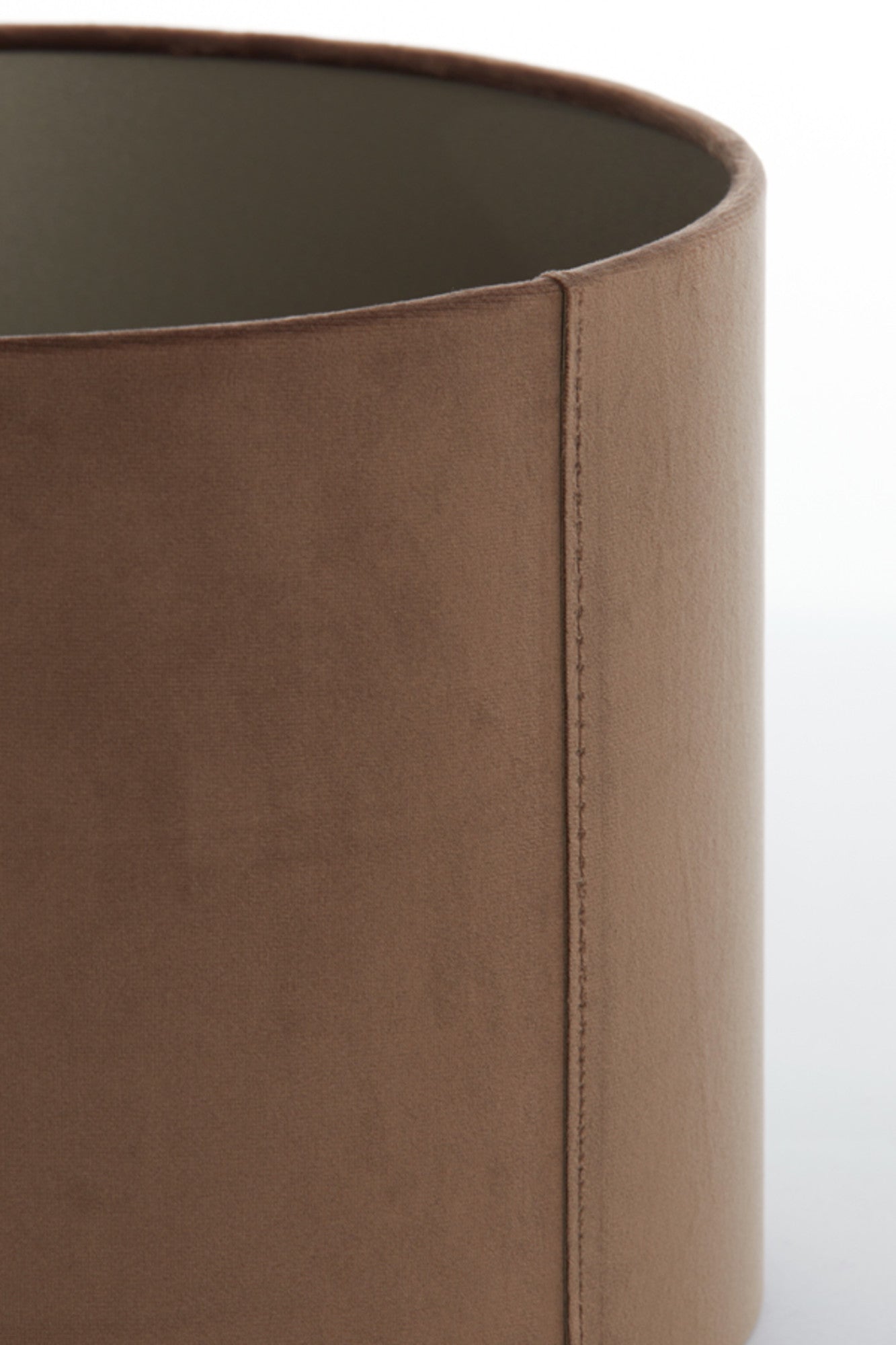 bruingekleurde-cilindervormige-lampenkap-light-living-velours-variant-image5