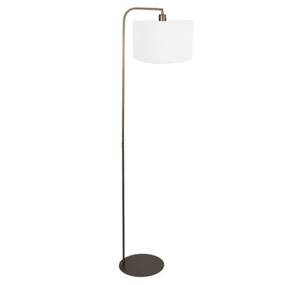 bronzen-vloerlamp-met-grof-wit-linnen-kap-steinhauer-stang-main-image