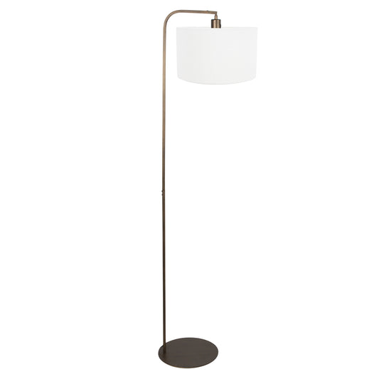 bronzen-vloerlamp-met-grof-wit-linnen-kap-steinhauer-stang-main-image