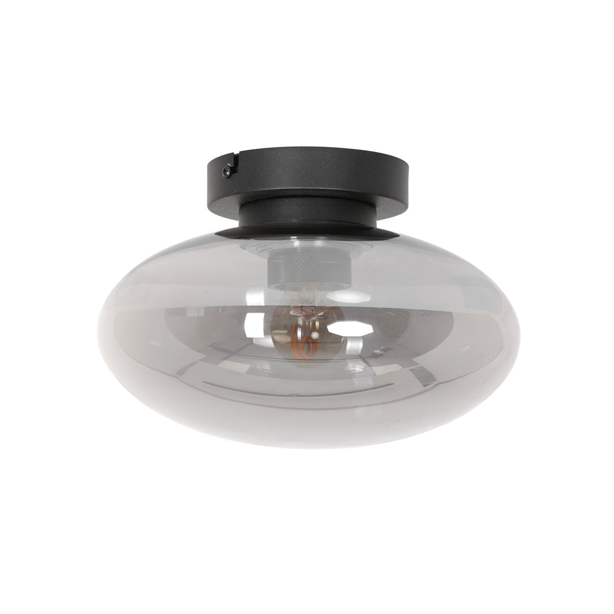 Steinhauer Reflexion Ceiling Light with Smoke Glass – image 1