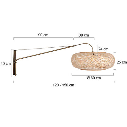 verstelbare-wandlamp-brons-met-bamboe-kap-steinhauer-maze-natural-variant-image7