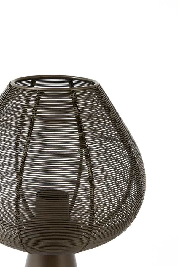 Luminária de mesa metálica dourada Light & Living Maret – imagem 2
