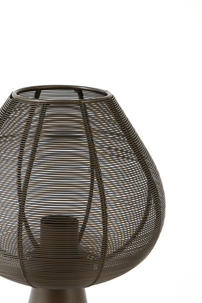 Luminária de mesa metálica dourada Light & Living Maret – imagem 2