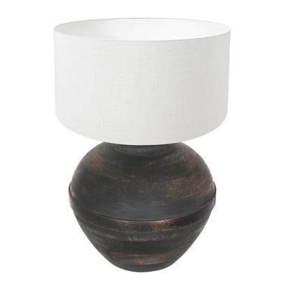 bolvormige-zwarte-tafellamp-hout-stof-anne-light-home-lyons-main-image