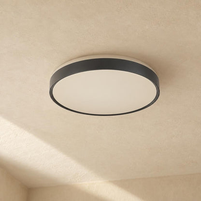 Plafoniera LED rotonda bianca Obolg Sonny Ø49 cm – foto d'ambiente