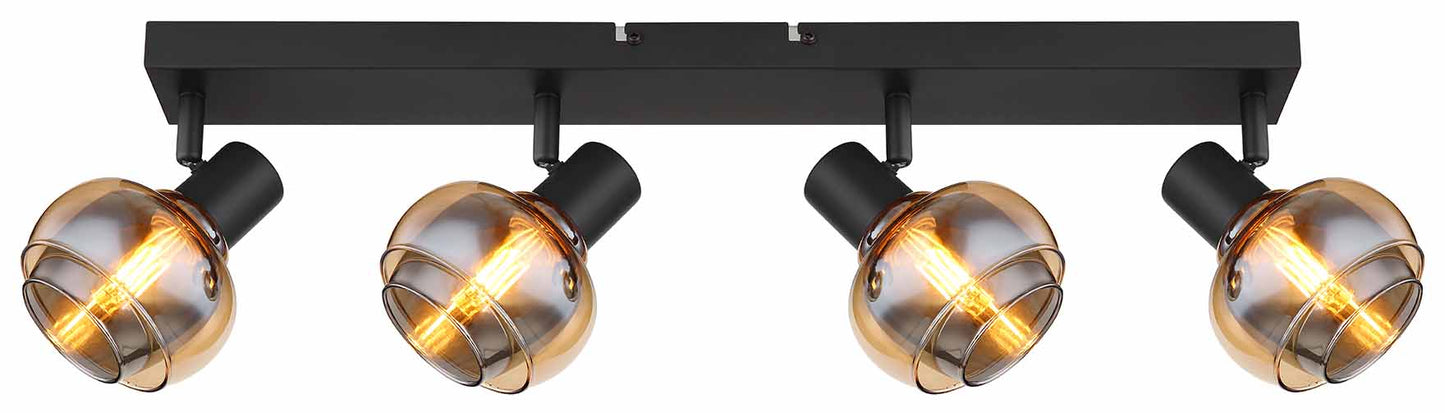 zwarte-4-lichts-amber-rookglas-spot-globo-tokki-variant-image1