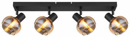 zwarte-4-lichts-amber-rookglas-spot-globo-tokki-variant-image1