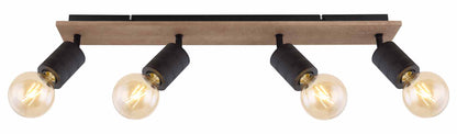 bruin-zwarte-4-lichts-spot-hout-metaal-globo-josella-variant-image1
