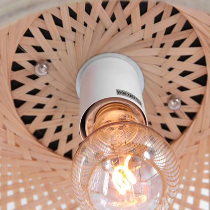 Stropné svietidlo z bambusu Anne Lighting Maze – obrázok 10
