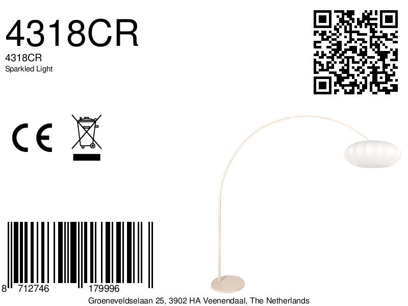 design-booglamp-creme-met-witte-kap-steinhauer-sparkled-light-variant-image8a