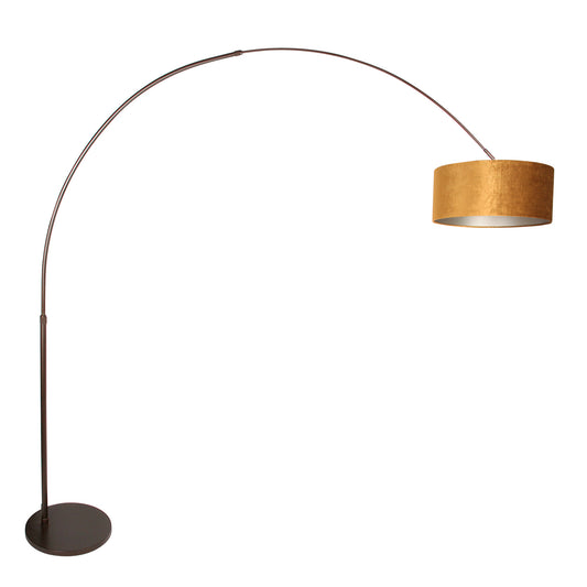 cacao-booglamp-met-goudkleurige-velours-kap-steinhauer-sparkled-light-main-image