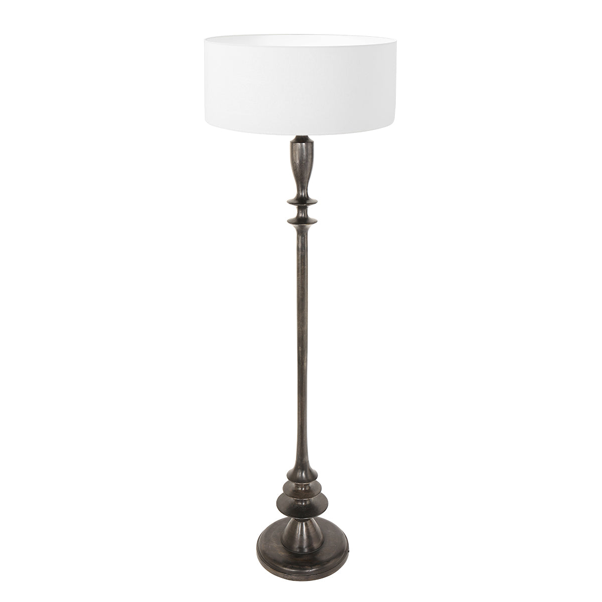 klassieke-witte-ronde-vloerlamp-zwarte-voet-steinhauer-bois-main-image
