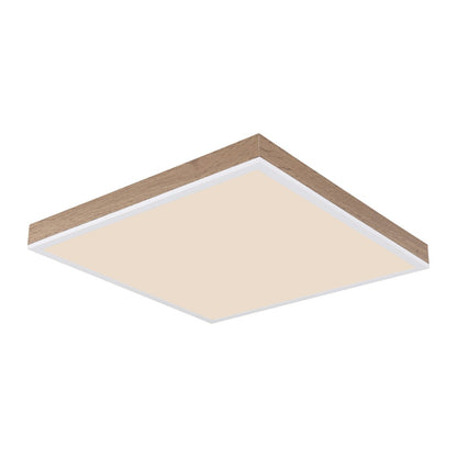 Subtil vit aluminium LED plafondlampa