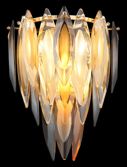 Aplique de cristal dourado acolhedor – imagem 4