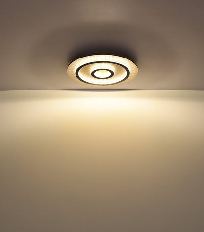 Modern liten svart metall LED taklampa – bild 5
