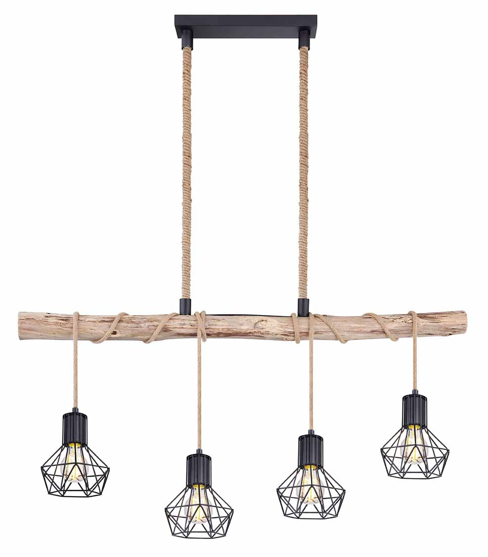 hanglamp-zwart-4-diamantkap-hout-hennep-globo-priska-variant-image1