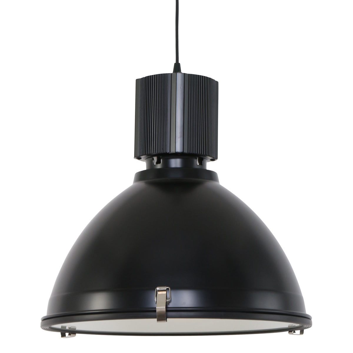 ronde-industriele-zwarte-hanglamp-metaal-matglas-steinhauer-warbier-main-image