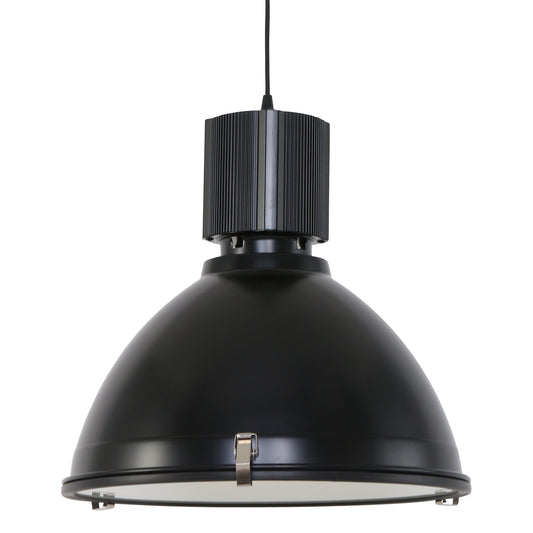 ronde-industriele-zwarte-hanglamp-metaal-matglas-steinhauer-warbier-main-image
