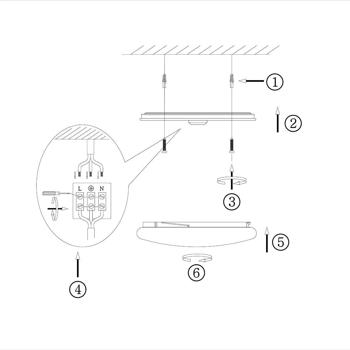 Бамбуков плафон Aura LED – Anne Light & Home – изображение 9