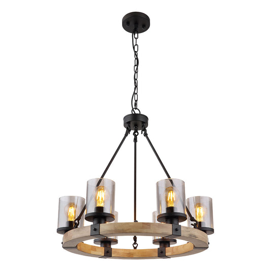 landelijke-ronde-zwarte-hanglamp-globo-lila-main-image