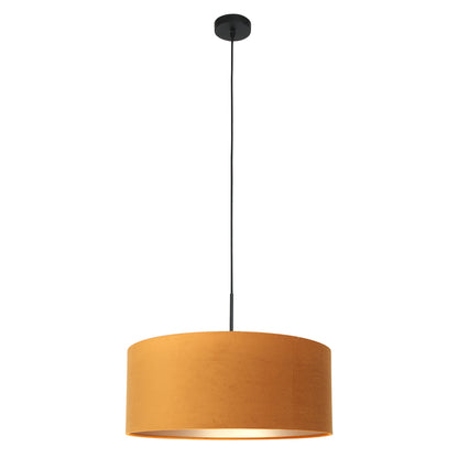 hanglamp-met-okergele-velvet-kap-steinhauer-sparkled-light-variant-image1