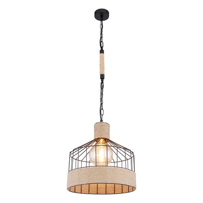 metalen-zwarte-boheemse-hanglamp-globo-halia-main-image