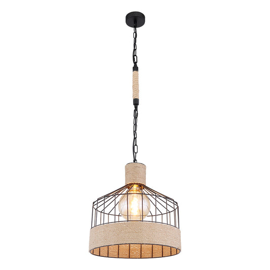 metalen-zwarte-boheemse-hanglamp-globo-halia-main-image
