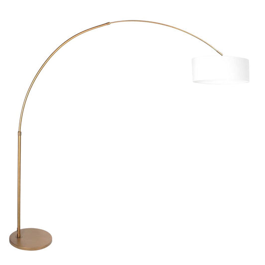 staande-booglamp-brons-met-witte-kap-steinhauer-sparkled-light-main-image