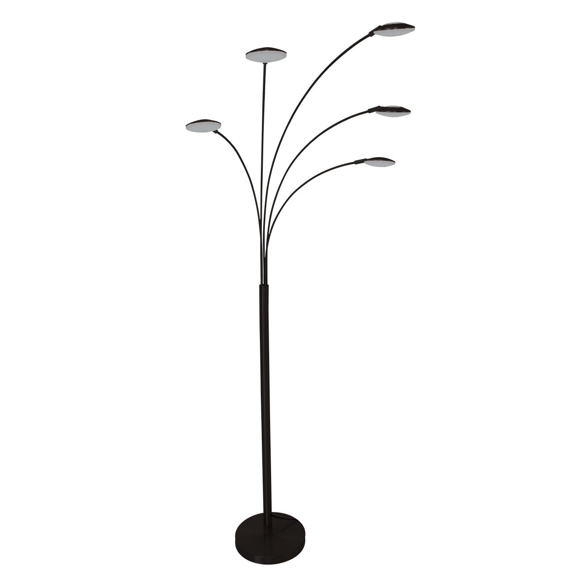 Modern fekete LED állólámpa Mexlite Synna – 1. kép