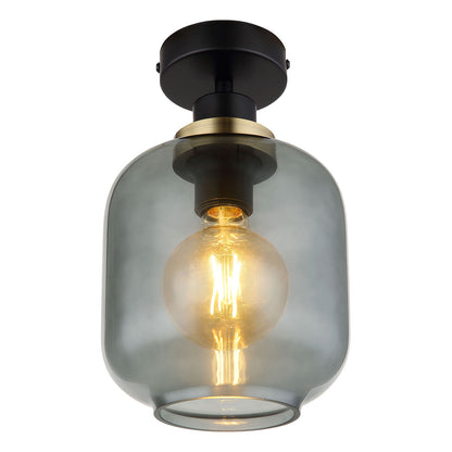 moderne-zwarte-bolvormige-plafondlamp-globo-othmar-main-image