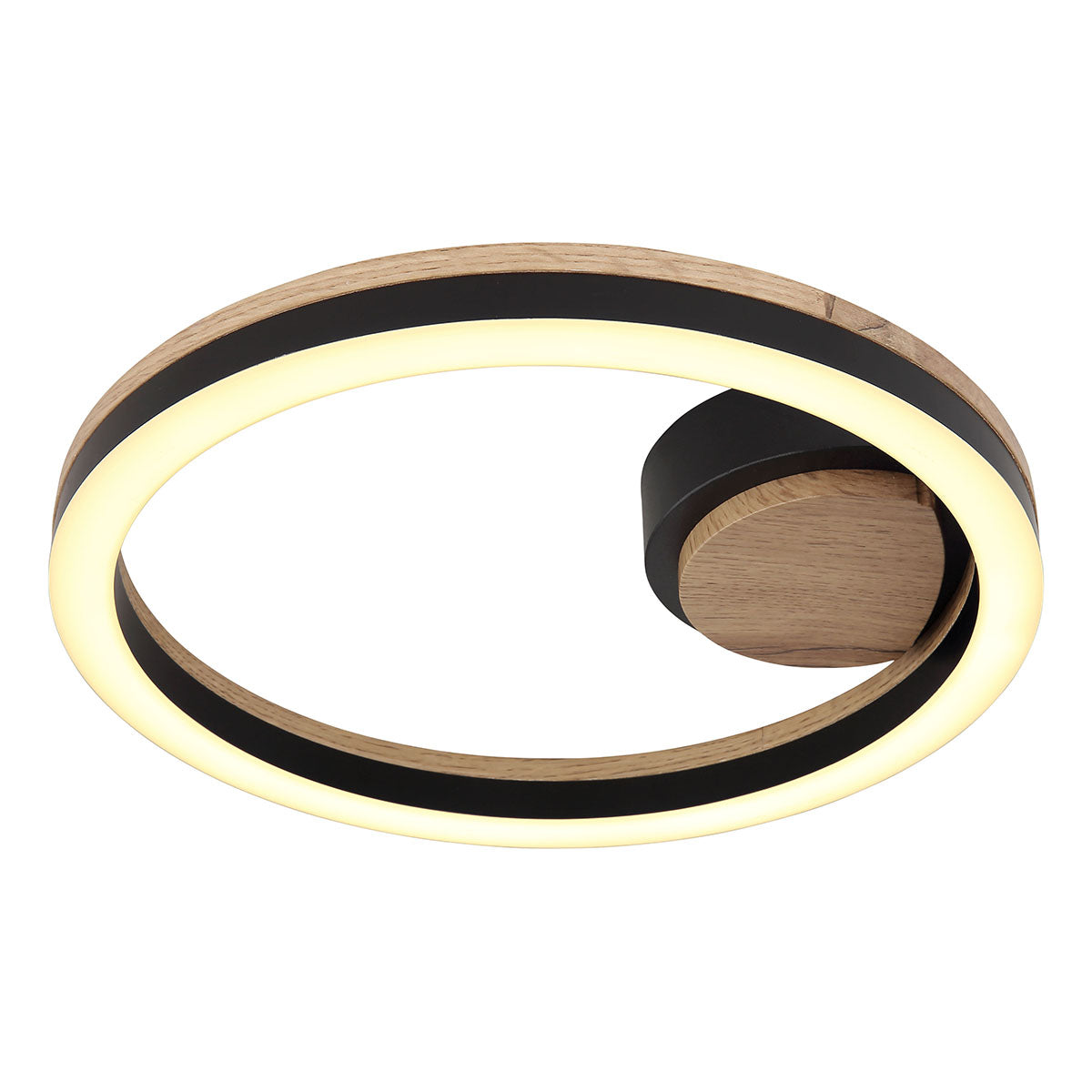 ronde-design-plafondlamp-zwart-bruin-globo-beatrix-main-image